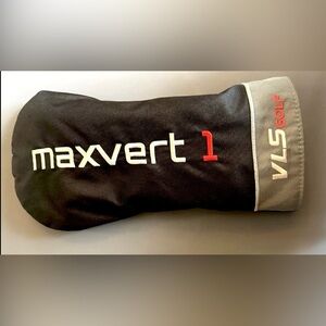 VLS GOLF MAXVERT 1 DRIVER Golf Club HEAD COVER Black New NWOT NWD
